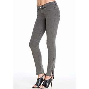 J Brand Jeans Gray Kingdom Ankle Zip Stretch